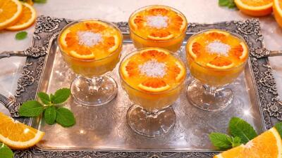  طرز تهیه دسر پرتقالی خوش عطر و لطیف
