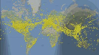  شلوغ‌ترین مسیر هوایی جهان به این کشور تعلق گرفت