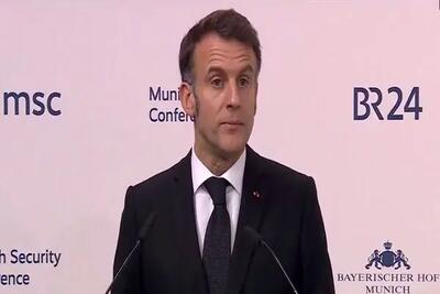  رئیس‌جمهور فرانسه: صلح در اوکراین بدون حضور اروپا محقق نمی‌شود