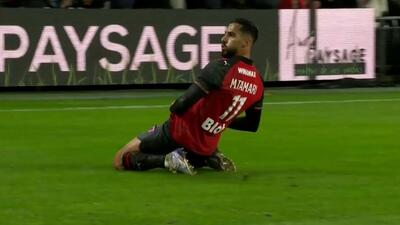  گل اول رن به پاری سن ژرمن (موسی التعمری)