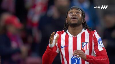  گل سوم اتلتیکو مادرید به بارسلونا (آدمولا لوکمن)