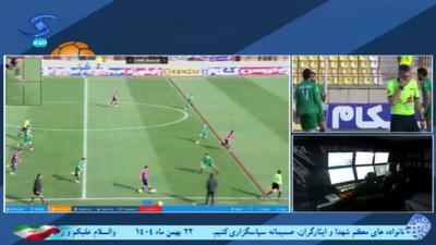  گل اول آلومینیوم به شمس آذر که به دلیل آفساید رد شد