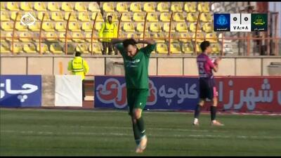  سوپر واکنش محمد خلیفه مقابل شوت ممی زاده