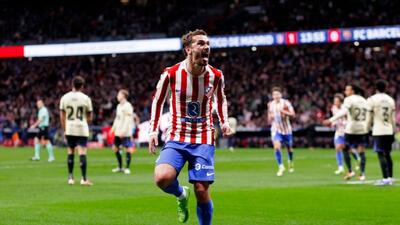  اتلتیکو مادرید با چهار گل بارسلونا را تحقیر کرد