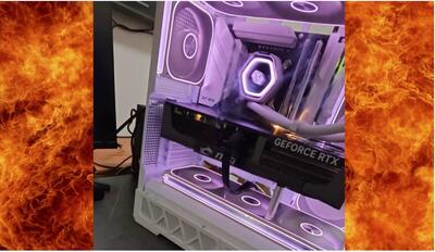  فاجعه در اولین بوت؛ کارت گرافیک MSI GeForce RTX 5090 شعله‌ور شد!