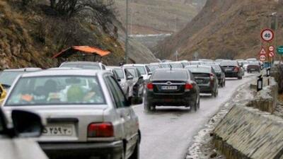  بازگشایی آزادراه رشت - قزوین در محدوده رودبار/ ترافیک امامزاده هاشم سنگین است