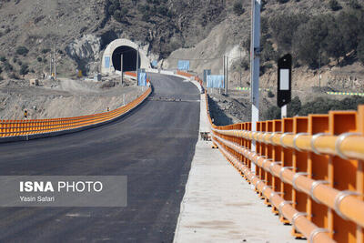  بازگشایی آزادراه قزوین - رشت پس از رفع ریزش کوه