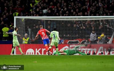  شب تلخ بارسلونا در مادرید با جشنواره گل اتلتیکو