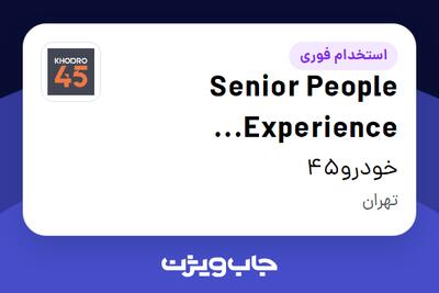  استخدام Senior People Experience Specialist در خودرو45
