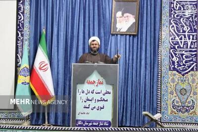 امام جمعه دلگان: حماسه ۲۲ بهمن سیلی محکم ملت ایران بر دهان استکبار بود