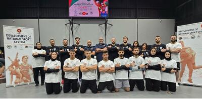  همبستگی روی تشک؛ پایان نخستین فاز توسعه ملی کشتی فلسطین با حمایت UWW