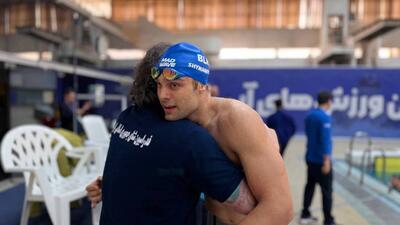  درخشش امیر مطاعی در ۲۰۰ متر قورباغه/ رکورد ملی بهبود یافت