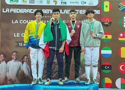  نخستین طلای تاریخ شمشیربازی ایران برای حسام مرادی - پارس فوتبال