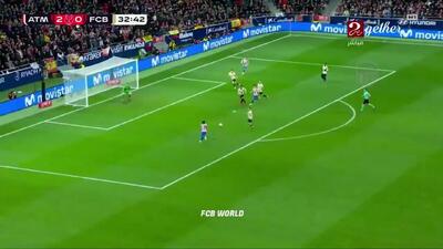  ویدیو: گل سوم اتلتیکو مادرید به بارسلونا توسط لوکمن - پارس فوتبال