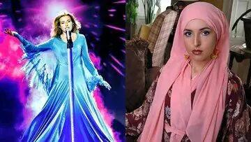  قرآن خواندن جنیفر خواننده‌ی آمریکایی در پخش زنده + فیلم