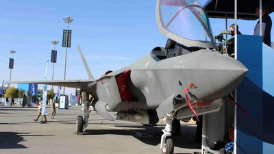  عکس | جنگنده F-35 با نشان عربستان در ریاض / پیام سیاسی یک نمایش نظامی