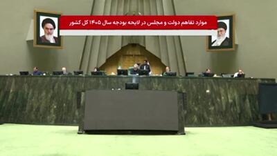  چکش کاری لایحه بودجه سال ۱۴۰۵ کل کشور + ویدئو