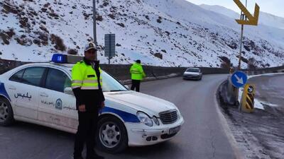  جاده هراز یکطرفه شد