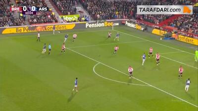  گل نونی مادوئکه به برنتفورد (برنتفورد 0-1 آرسنال)