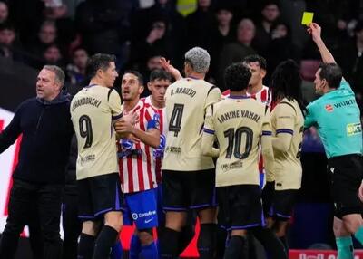  فایل صوتی صحنه جنجالی اتلتیکو-بارسا گم شد