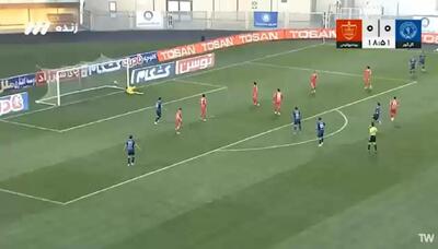  گل اول گل‌گهر به پرسپولیس+فیلم