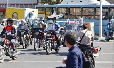  زنگ خطر موتورسیکلت‌ها برای آلودگی هوای تهران به صدا درآمد