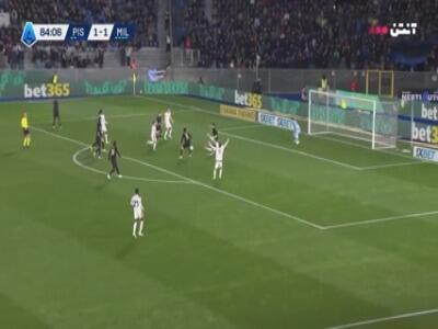  گل دوم آث میلان به پیزا (مودریچ)