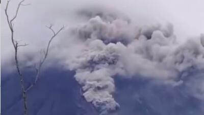  فوران آتشفشان سِمیرُو در اندونزی