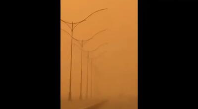  گرد و غبار شدید عراق را فرا گرفت