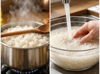  آموزش صحیح شستن و پخت برنج در طب سنتی