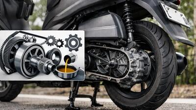  سرویس اسکوتر؛ تعویض روغن گیربکس