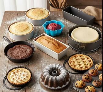  9 نوع قالب کیک + عکس و کاربرد ظرف کیک پزی