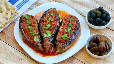  «طرز تهیه بادمجون شکم پر ؛ یه غذای راحت ولی فوق العاده خوش طعم»