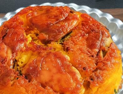  غذای خوشمزه با برنج و مرغ همراه با ته دیگ؛ غذای ساده اما شیک