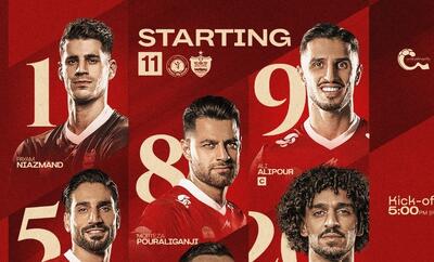  ترکیب پرسپولیس برابر گل‌گهر مشخص شد