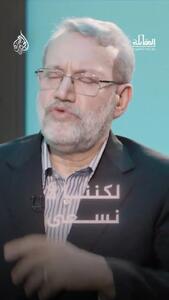  زمان پخش مصاحبه علی لاریجانی با شبکه‌ الجزیره‌ قطر + فیلم