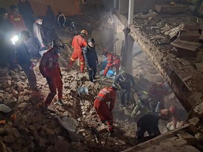  انفجار گاز در قم ساختمان مسکونی را ویران کرد