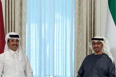  امیر قطر به امارات رفت
