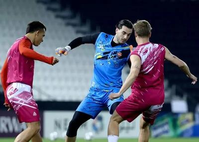  اولین تمرین تراکتور بعد از بازی با السد در کمپ اسپایر