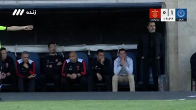  ببینید؛ گل تماشایی گل گهر به پرسپولیس توسط پورعلی دقیقه 19