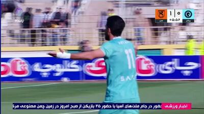  اخراج مستقیم و زودهنگام بازیکن پیکان مقابل مس + ویدئو