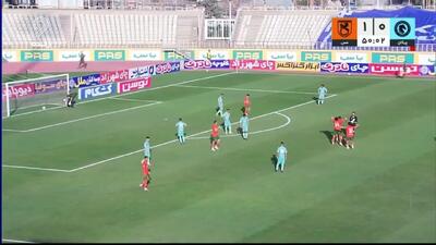  گل دوم مس رفسنجان به پیکان توسط نریمان جهان + ویدئو