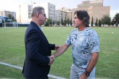  حضور نظری جویباری در تمرین استقلال/ خبری از تاجرنیا نیست!