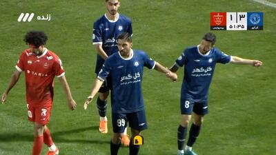  گل سوم گل گهر به پرسپولیس (دبل لطیفی فر)