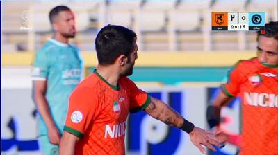  گل دوم مس رفسنجان به پیکان (سامان نریمان جهان)