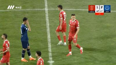  گل اول پرسپولیس به گل گهر (سوپرگل سرگیف)