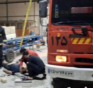  مرگ دلخراش یک کارگر بر اثر سقوط نوار نقاله روی سرش