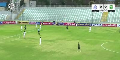  ویدیو: گل اول خیبر به ملوان توسط عارف قزل