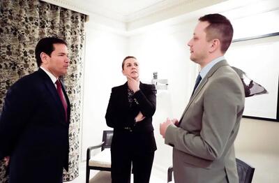  دیدار مقام‌های گرینلند و دانمارک با روبیو در حاشیه کنفرانس امنیتی مونیخ