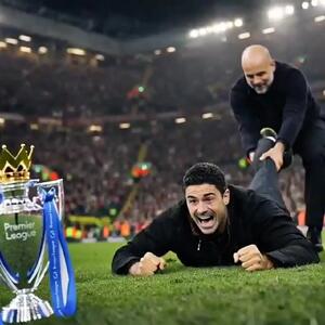  ویدئو: رقابت شدید پپ و آرتتا بر سر جام قهرمانی لیگ برتر